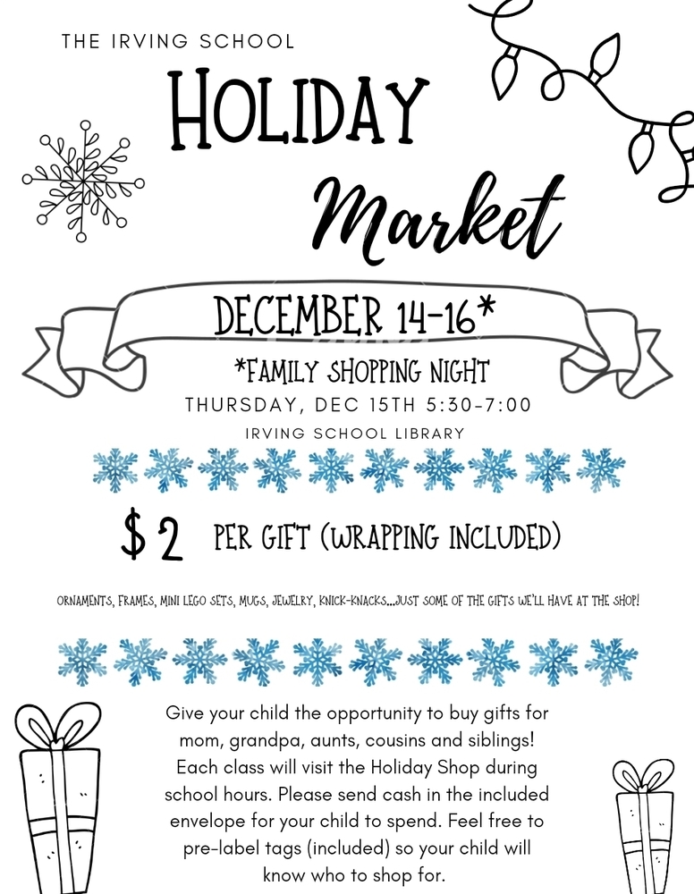 Holiday shop