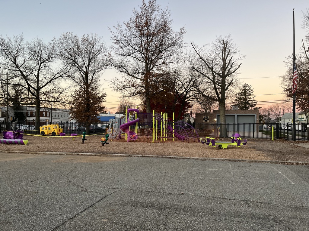 Picture of Irving School's new playground equipment. 